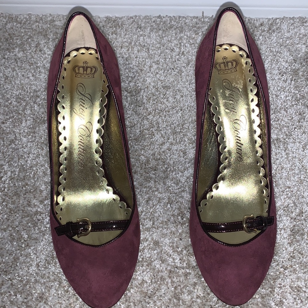 Juicy Couture Suede After Party Heels!